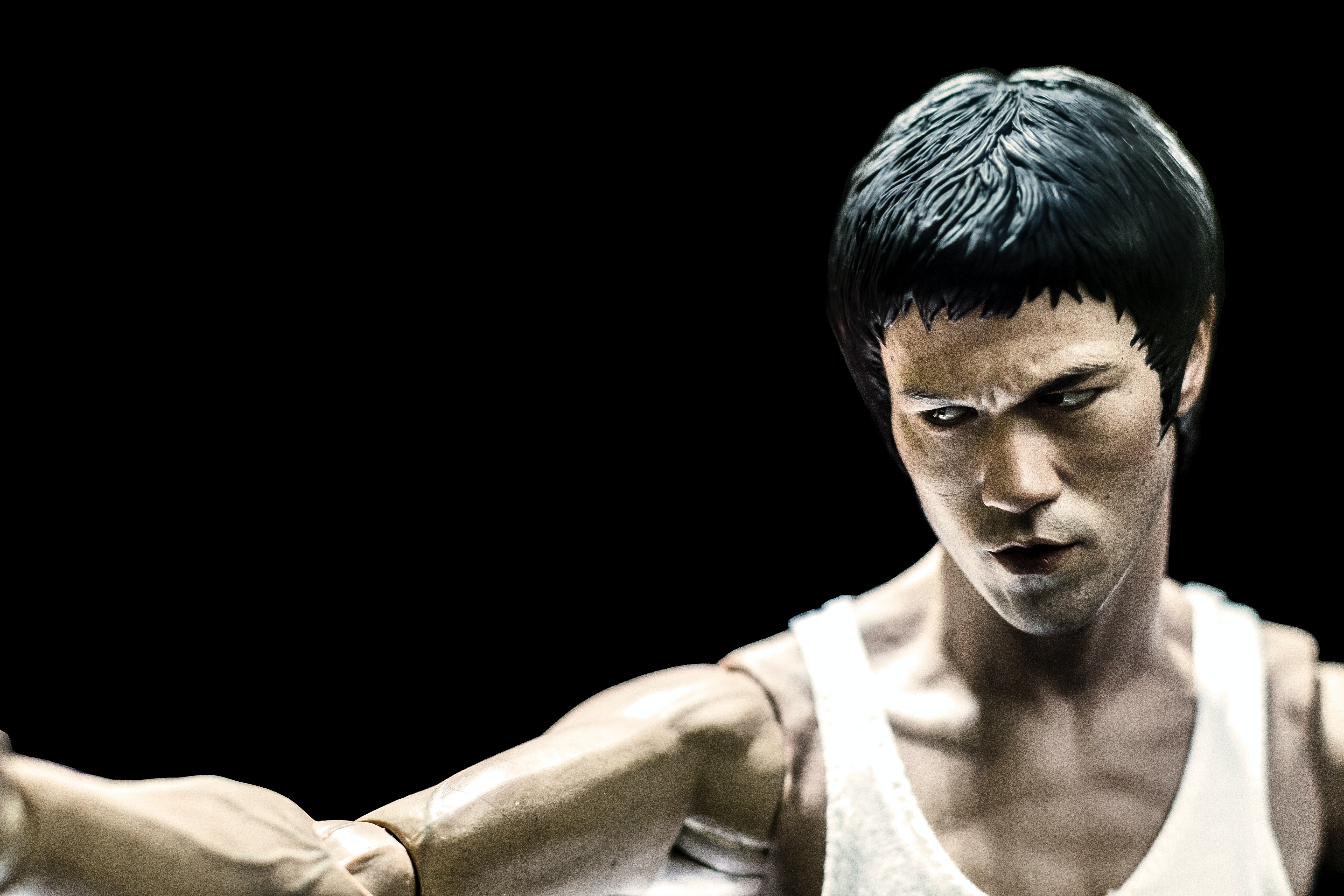 ai bruce lee practice one kick